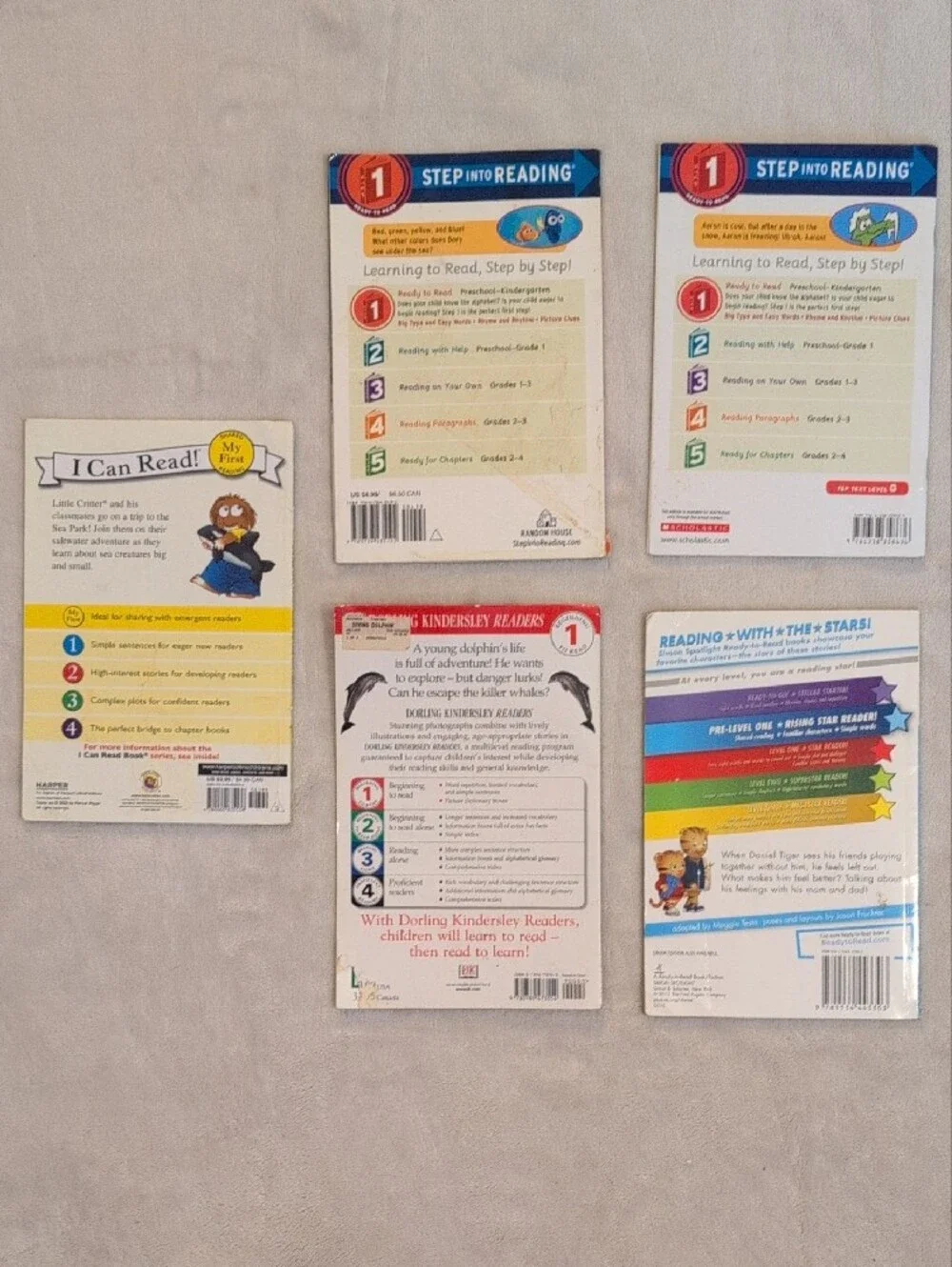 10 Level 1 Early Reader Book Bundle Sesame Street Kids Learn to Read Books